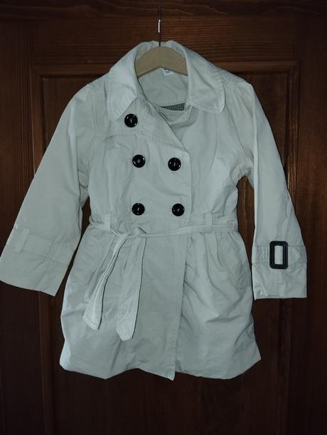 Dievčenský trenčkot, zara,104