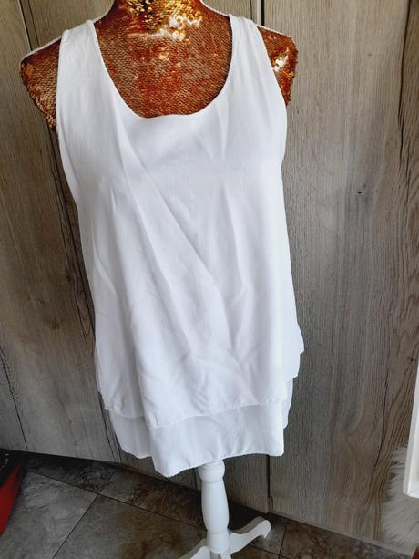 Biela blúzka-s/m, m