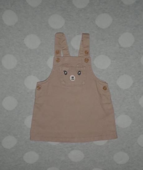 Menčestrové šaty na 3 až 6 mesiacov, h&m,68