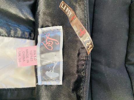 Čierny elegantný top, lipsy london,38