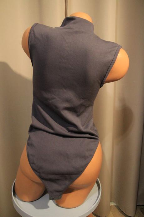 Šedý body top, l, primark,l