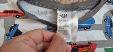 Pyžamká, h&m,122