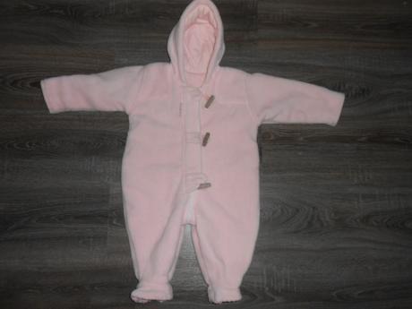 Marks&spencer krasny ružový overal na zimu 3-6 mes, marks & spencer,68