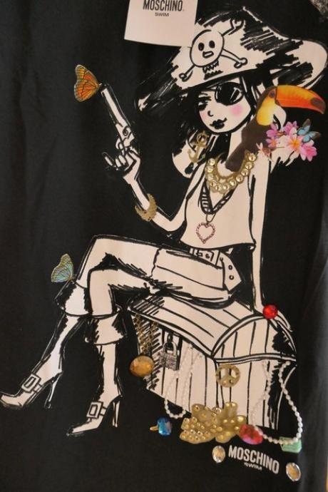 Love moschino luxusne, original letne minisaty, moschino,s / xs