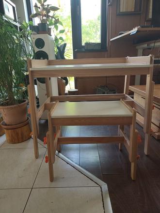 Ikea rastuci stol+lavica,
