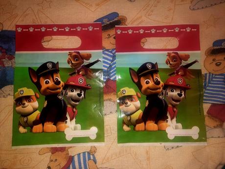 Plastové vrecká pokemon, paw patrol, 
