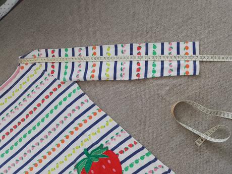 Dievčenská tunika s ovocím, mini boden,134