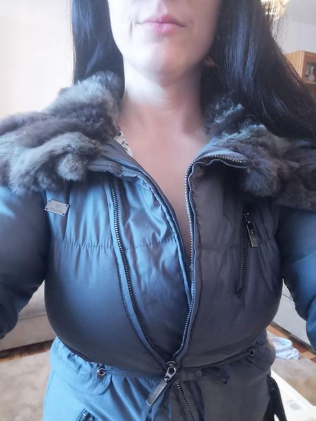 Prechodný kabátik gaudi s pravou kožušinkou, gaudi,s