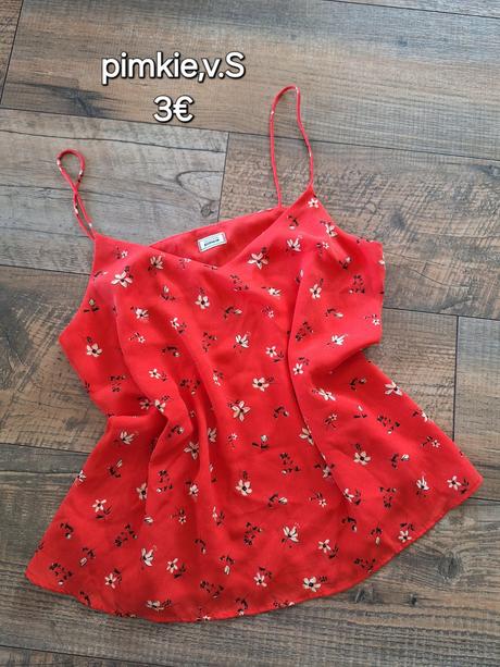 Cerveny top, pimkie,s