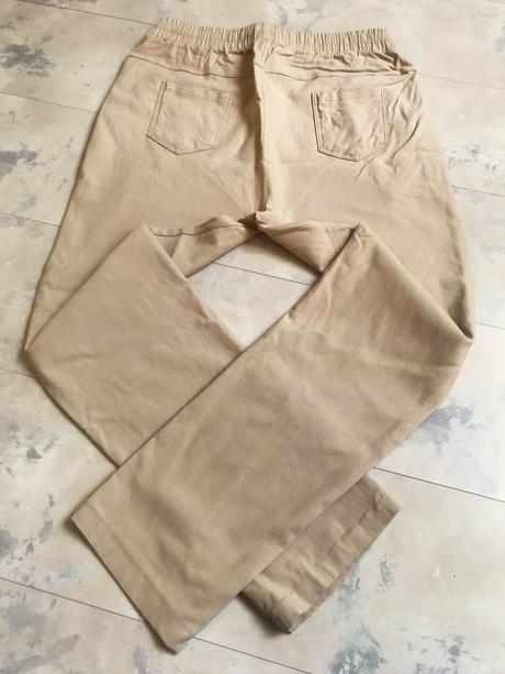 Nohavice s vysokým pásom, l