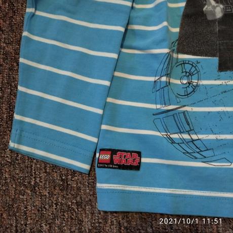 Tricko dlhý rukáv, lego,116