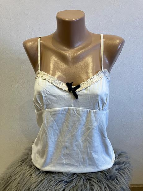 Dámske spodné tielko biele mango (xl), mango,xl