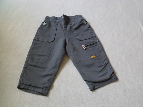 Podšité sivé nohavice, minoti,80