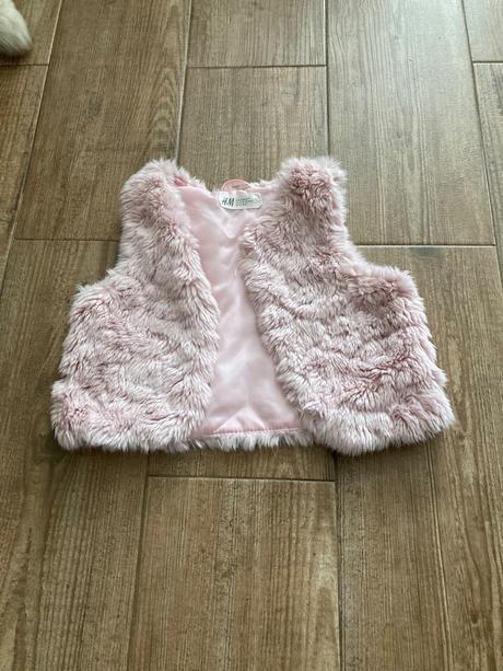 Vesta s kozusinkou, h&m,92
