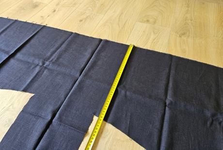 Ľan predpraný metráž zvyšok,