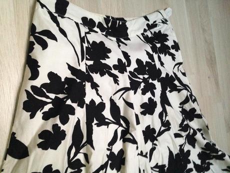 Vzorovana sukňa, h&m,36