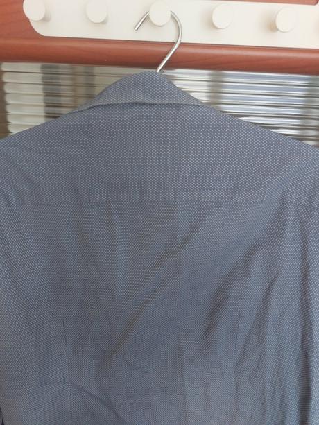 Modrá pánska košeľa adam veľ.45, 45