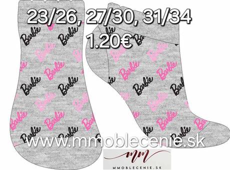 Ponožky barbie, disney,23 - 34