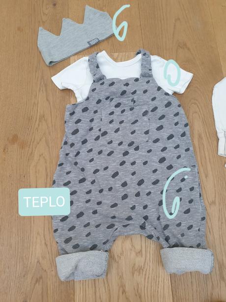 Pdl nohavice plus zadarmo bodyčka, 86–98