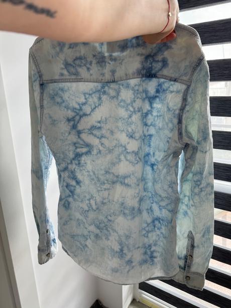 Bershka košeľa rifľová, bershka,s