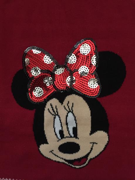 Predlzeny pulover minnie+ciapka minnie zadarmo, disney,110