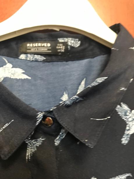 Blúzka s vtáčikmi, reserved,m