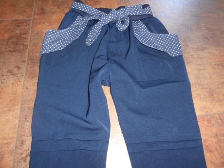 Nohavice s mašľou,cena s postovnym, 116