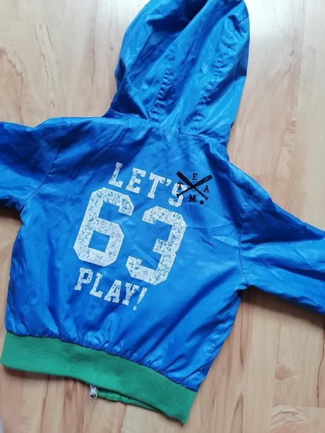 Jesenná - obojstranná vetrovka - 98/104, benetton,104