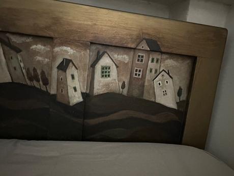 Krásna secesná posteľ 90x200cm, šírka (cm): 90,dĺžka (cm): 200