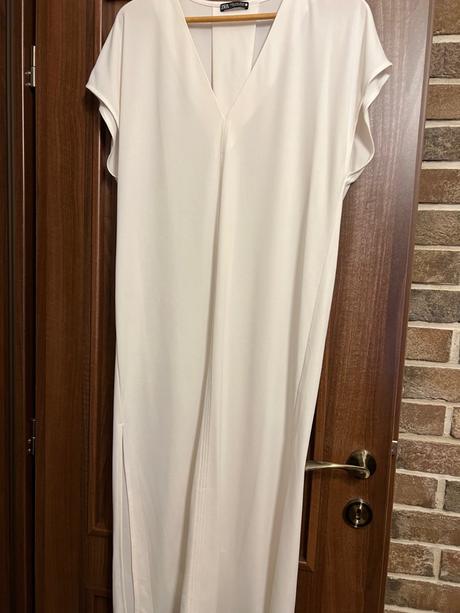 Biele šaty zara m, zara,m