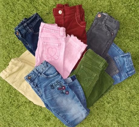 Dievcenske nohavice velkost 104 mix, 104