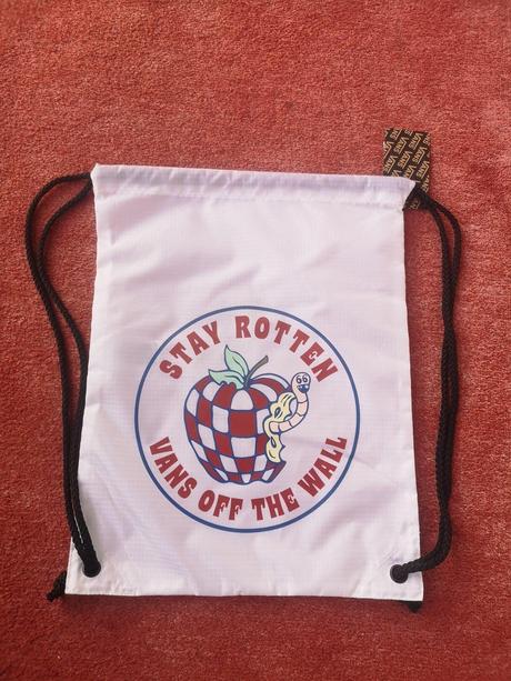 Vans gymbag, biely batoh, taška na telocvik, vans
