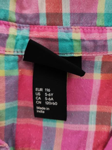 Dievčenská košeľa h&m, h&m,116