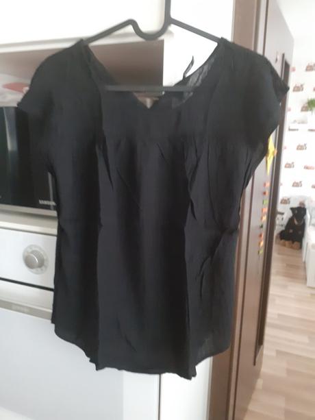 Čierny top, stradivarius,s