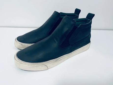 Čierne slip-on kotníkové unisex tenisky zara 36/37, zara,36