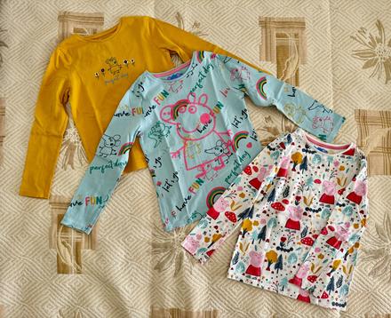 3-balenie tričiek peppa pig 122, f&f,122
