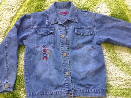 Chlapčenská riflová bunda, 158