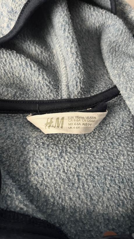 Teplá mikina h&m, h&m,116