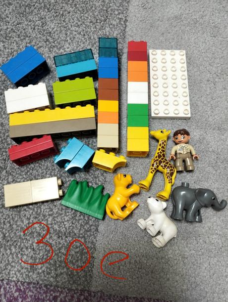 Lego duplo balíčky obchod farma zoo, 