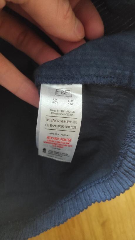 Menčestrové šaty, f&f,110