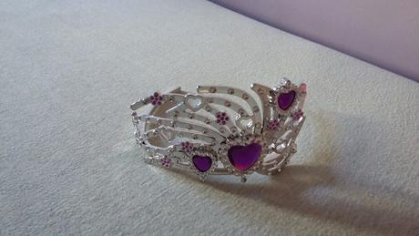 Strieborno - fialová čelenka pre princeznu, 