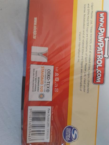 Posteľné obliečky paw patrol, 