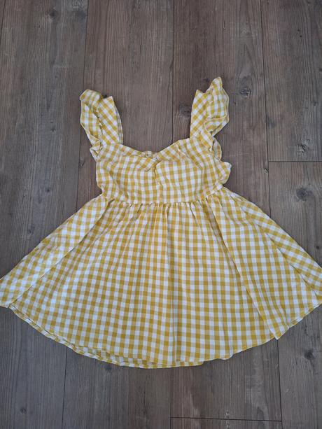 Top yellow gingham, l / m