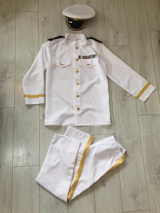 Pansky kostym namorny kapitan xs, 