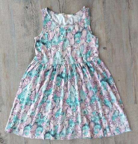 3 x letné šaty h&m, h&m,122