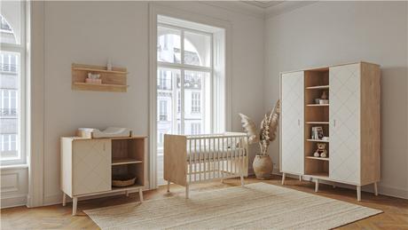 Faktum peak natural oak & white komoda, 