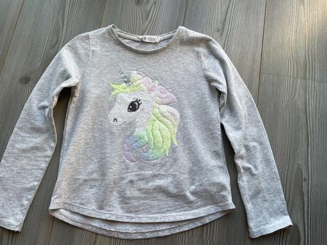 Tričko s jednorozcon, h&m,122