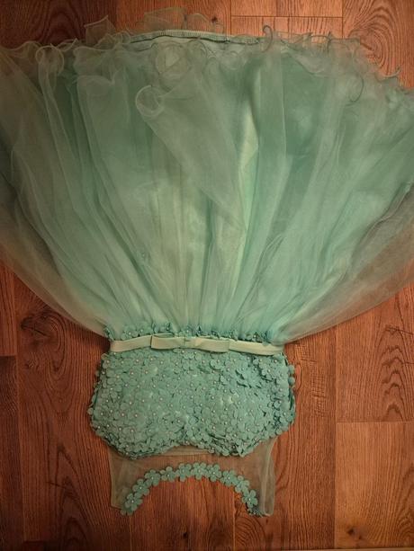 Baby doll tiffany blue šaty, s