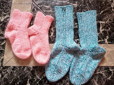 Ponožky hrubé 19,22 cm.    2 ks, 26