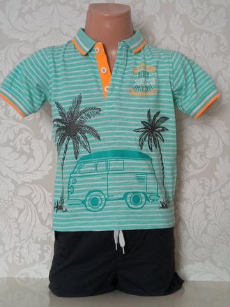Chlapčenské pruhované polo tričko george (3-4 r.), george,98